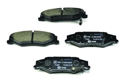 8DB355013191 HELLA Комплект тормозных колодок, дисковый тормоз