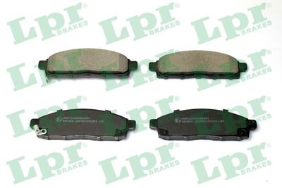 05P2284 LPR Комплект тормозных колодок, дисковый тормоз