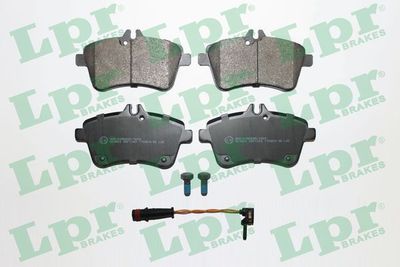 05P1243A LPR Комплект тормозных колодок, дисковый тормоз