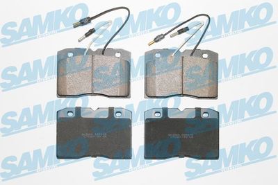 5SP015 SAMKO Комплект тормозных колодок, дисковый тормоз