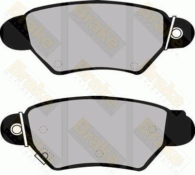 PA1175 Brake ENGINEERING Комплект тормозных колодок, дисковый тормоз
