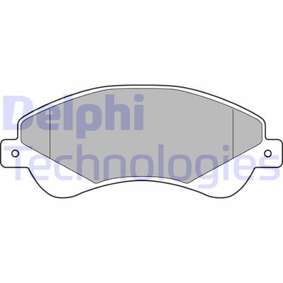 LP1953 DELPHI Комплект тормозных колодок, дисковый тормоз