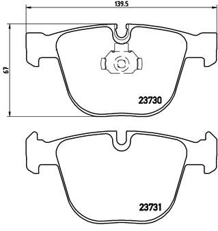 P06026 BREMBO Комплект тормозных колодок, дисковый тормоз