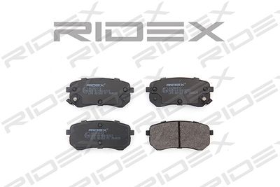 402B0113 RIDEX Комплект тормозных колодок, дисковый тормоз