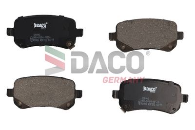 320902 DACO Germany Комплект тормозных колодок, дисковый тормоз