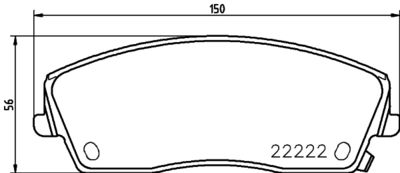 MDB3821 MINTEX Комплект тормозных колодок, дисковый тормоз
