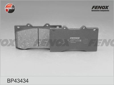 BP43434 FENOX Комплект тормозных колодок, дисковый тормоз