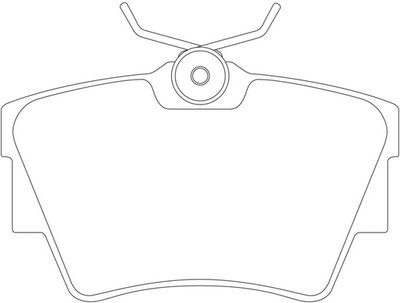 FP0808 FIT Комплект тормозных колодок, дисковый тормоз