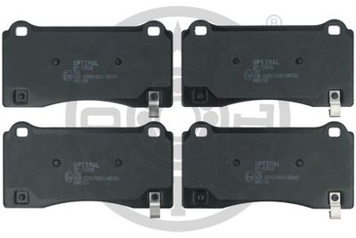 BP12808 OPTIMAL Комплект тормозных колодок, дисковый тормоз