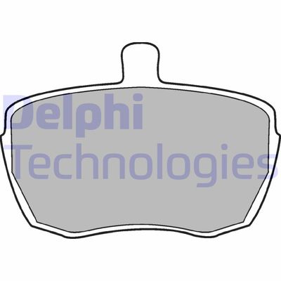LP41 DELPHI Комплект тормозных колодок, дисковый тормоз
