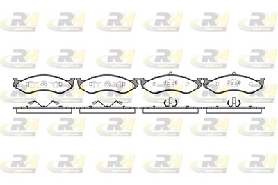 246720 ROADHOUSE Комплект тормозных колодок, дисковый тормоз
