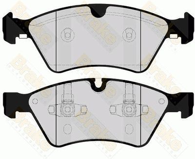PA1675 Brake ENGINEERING Комплект тормозных колодок, дисковый тормоз