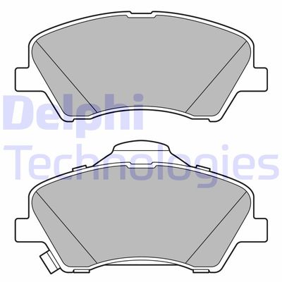 LP3678 DELPHI Комплект тормозных колодок, дисковый тормоз