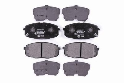 8DB355010611 HELLA PAGID Комплект тормозных колодок, дисковый тормоз