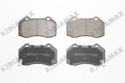 N09949 DIAMAX Комплект тормозных колодок, дисковый тормоз
