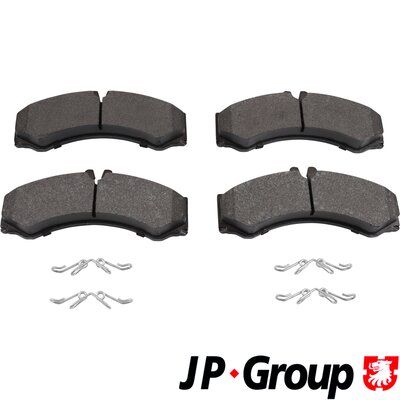 1163601610 JP GROUP Комплект тормозных колодок, дисковый тормоз