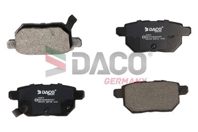 324573 DACO Germany Комплект тормозных колодок, дисковый тормоз