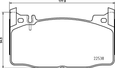 P50143 BREMBO Комплект тормозных колодок, дисковый тормоз