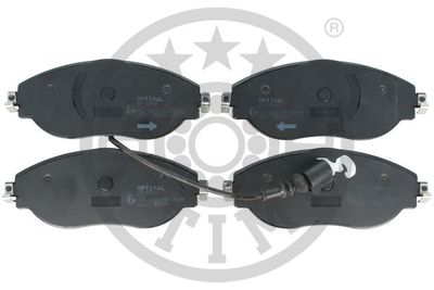 BP12802 OPTIMAL Комплект тормозных колодок, дисковый тормоз