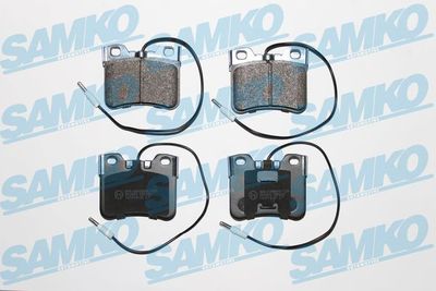 5SP283 SAMKO Комплект тормозных колодок, дисковый тормоз