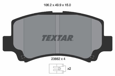 BPD2025 BENDIX Braking Комплект тормозных колодок, дисковый тормоз