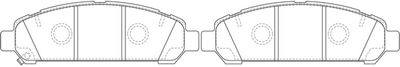 FP1401 FIT Комплект тормозных колодок, дисковый тормоз