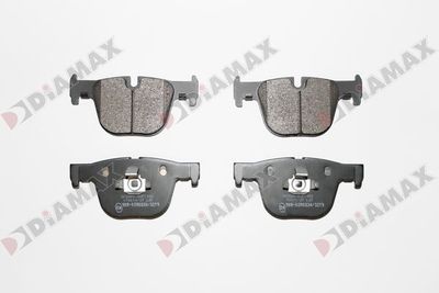 N09882 DIAMAX Комплект тормозных колодок, дисковый тормоз