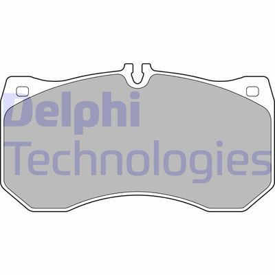 LP2713 DELPHI Комплект тормозных колодок, дисковый тормоз