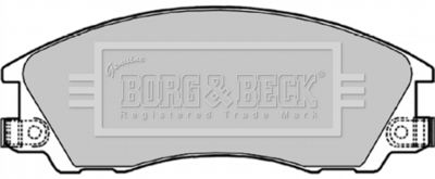 BBP1842 BORG & BECK Комплект тормозных колодок, дисковый тормоз