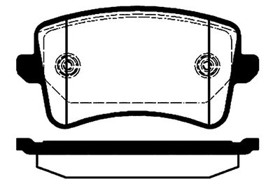 RA09150 RAICAM Комплект тормозных колодок, дисковый тормоз