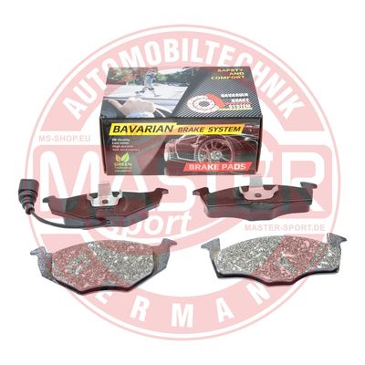 K6071642 MASTER-SPORT GERMANY Комплект тормозных колодок, дисковый тормоз