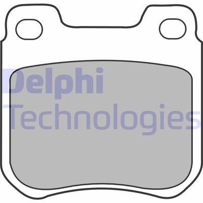 LP1441 DELPHI Комплект тормозных колодок, дисковый тормоз