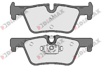 N09544 DIAMAX Комплект тормозных колодок, дисковый тормоз