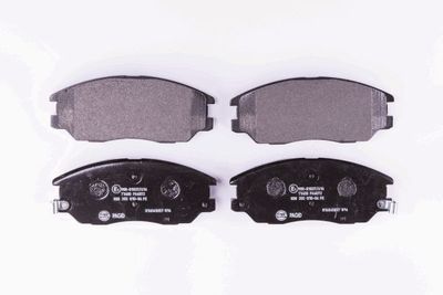 8DB355010861 HELLA Комплект тормозных колодок, дисковый тормоз
