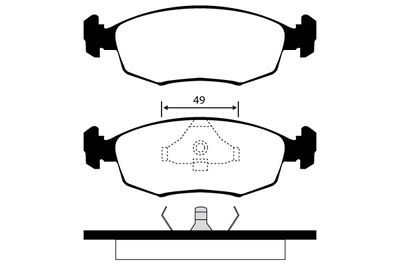 RA03181 RAICAM Комплект тормозных колодок, дисковый тормоз