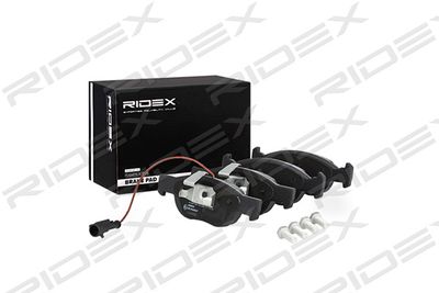 402B0335 RIDEX Комплект тормозных колодок, дисковый тормоз