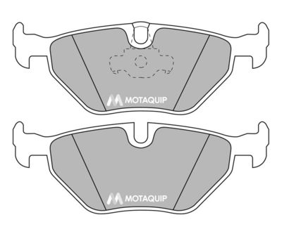 LVXL492 MOTAQUIP Комплект тормозных колодок, дисковый тормоз