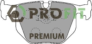 50051483 PROFIT Комплект тормозных колодок, дисковый тормоз