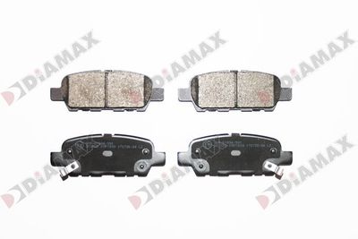 N09870 DIAMAX Комплект тормозных колодок, дисковый тормоз