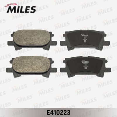 E410223 MILES Комплект тормозных колодок, дисковый тормоз