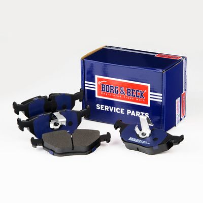 BBP1591 BORG & BECK Комплект тормозных колодок, дисковый тормоз