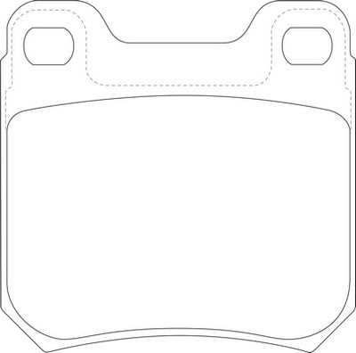 FP4282 FIT Комплект тормозных колодок, дисковый тормоз