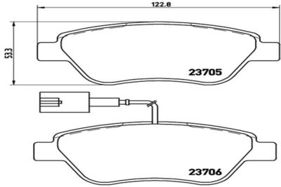 FK20000 KAISHIN Комплект тормозных колодок, дисковый тормоз
