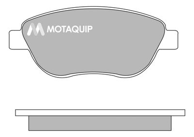 LVXL1007 MOTAQUIP Комплект тормозных колодок, дисковый тормоз