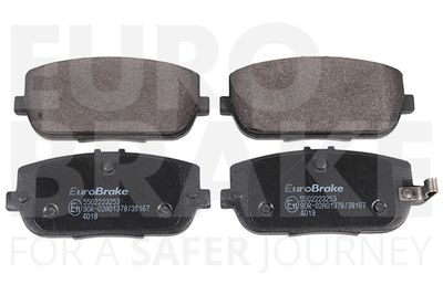 5502223253 EUROBRAKE Комплект тормозных колодок, дисковый тормоз