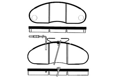 RA05470 RAICAM Комплект тормозных колодок, дисковый тормоз