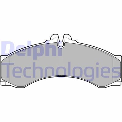 LP1046 DELPHI Комплект тормозных колодок, дисковый тормоз