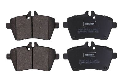 192887 MAXGEAR Комплект тормозных колодок, дисковый тормоз
