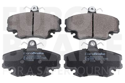 5502223953 EUROBRAKE Комплект тормозных колодок, дисковый тормоз