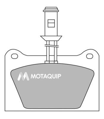 LVXL382 MOTAQUIP Комплект тормозных колодок, дисковый тормоз